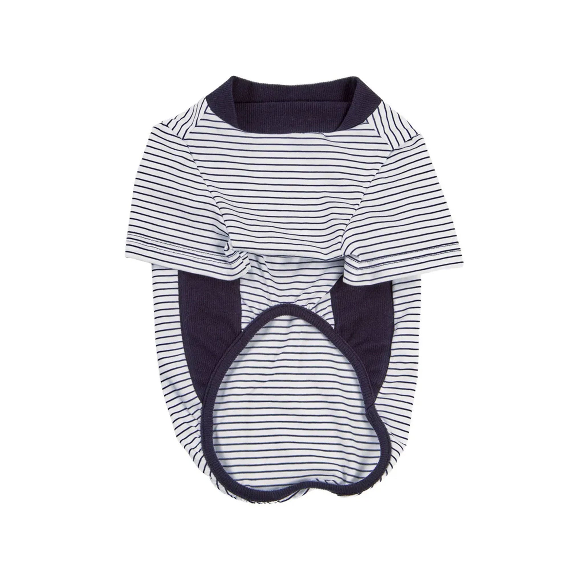free stitch ミニボーダーTシャツ 犬服 綿100% シンプル 日本製｜いぬ